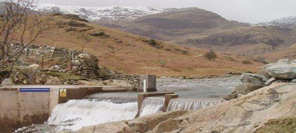 hydro electric power site at Coniston